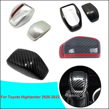 Для Toyota Highlander 2020 2021 2022 Автомобильная крышка Внутренняя ручка для укладки ABS Пластик Ручка переключения передач Верхняя отделка рамы