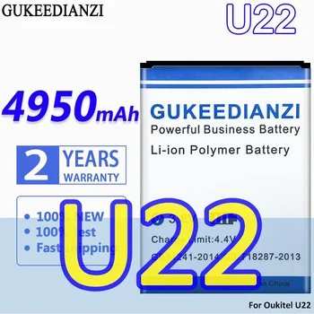 Аккумулятор мобильного телефона GUKEEDIANZI 4950 мАч Подходит Для Oukitel U22