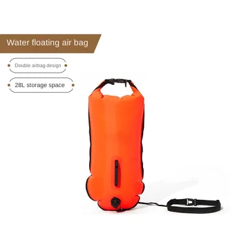 Следуйте Примеру Water Float Bag Floating Aid Водонепроницаемая Двойная Сумка Для Плавания На Открытом Воздухе Дрейф Подводное Плавание Поплавок Надувная Водонепроницаемая Сумка