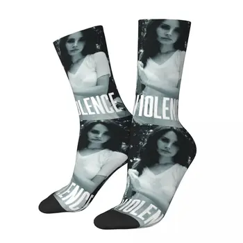 Красочные Баскетбольные Носки Lana Del Rey Из Полиэстера Crew Socks для Женщин И Мужчин