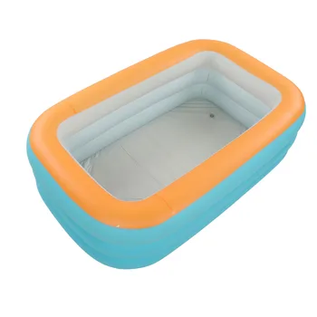 Детский складной надувной бассейн, 3-слойный детский складной надувной бассейн для двора