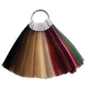 Кольца для окрашивания волос Boymia Доступно 35 цветов Настоящие натуральные человеческие волосы с палитрой цветов для профессионального салонного окрашивания