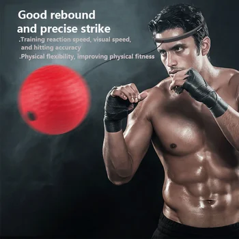 Zhijia Headworn Boxing Reaction Speed Ball Семейный Боксерский тренировочный мяч для борьбы с декомпрессией Magic Ball