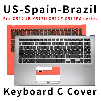 Бразилия Испанская Клавиатура Подставка для Рук для Asus X512FAG X512FAY X512FBC X512U X512UA X512UB X512FA X512FB X512FJ X512FL