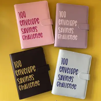 Прочный Портативный блокнот для планирования домашних каникул в конверте Challenge Binder из 100 листов