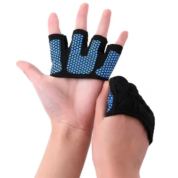 Перчатки для Фитнеса с Полупальцами, Дышащие Противоскользящие Тренировочные Перчатки для Поднятия Тяжестей, Силовые Спортивные Перчатки для Тренажерного Зала, Защита Рук