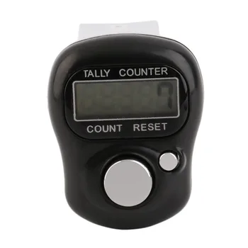 Мини-цифровой ЖК-электронный Цифровой Гольф-Пальчиковый ручной счетчик рядов для подсчета очков Высокое Качество