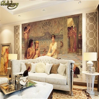 beibehang Европейская классическая фигурная живопись стены 3d фрески обои 3D фреска для телевизора диван фон стены papel de paredehome