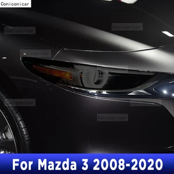 Для Mazda 3 2008-2020 Наружная Фара Автомобиля Против царапин Оттенок Передней Лампы TPU Защитная Пленка Крышка Аксессуары Для Ремонта Наклейка
