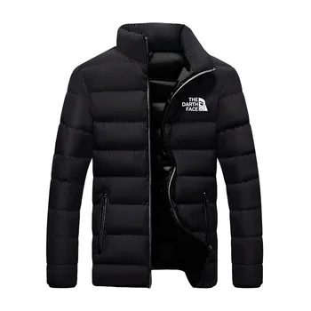 Зимняя куртка мужская теплая пуховая куртка со стоячим воротником уличная модная повседневная брендовая мужская парка north coat