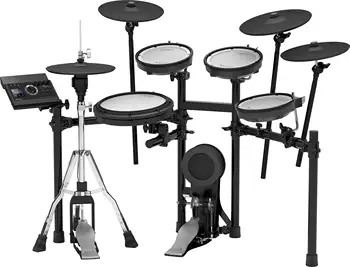 АУТЕНТИЧНАЯ НОВАЯ Электронная Ударная Установка Td-17kvx V-drums Drum Essentials Bundle