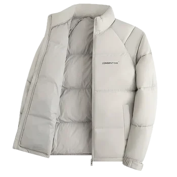 Мужские осенне-зимние теплые и удобные куртки из утолщенного хлопка, пальто