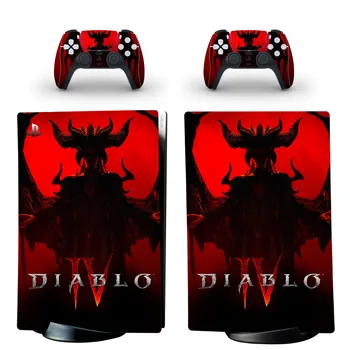 Diablo PS5 Digital Skin Sticker Наклейка-Наклейка для Виниловых Скинов Консоли и 2 Контроллеров