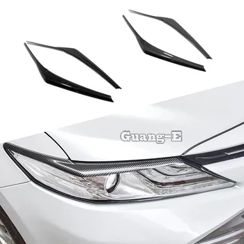 Для Toyota Camry XV70 2017 2018 2019 2020 2021 2022 Передний Головной Свет Лампа Детектор Рамка Стик Стайлинг Крышка Отделка Бровей 2 шт.