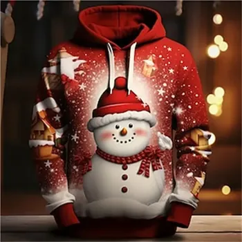 Новые толстовки с 3D рождественским принтом Санта-Клауса, Детские Модные толстовки с капюшоном, женские забавные пуловеры с капюшоном, Спортивные костюмы