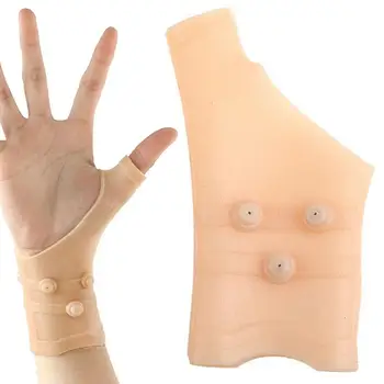 Бандаж для запястья и большого пальца, водонепроницаемый и магнитный бандаж для поддержки большого пальца, защитный рукав для магнитных перчаток в тон коже, Компрессионный рукав для большого пальца