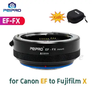 Переходное кольцо для объектива PEIPRO EF-FX с автоматической фокусировкой для объектива Canon EF Для Fujifilm X Like X-H1 X-S10 X-pro 1/2/3 E2s/E4/T2/T3/T4/T20/T30