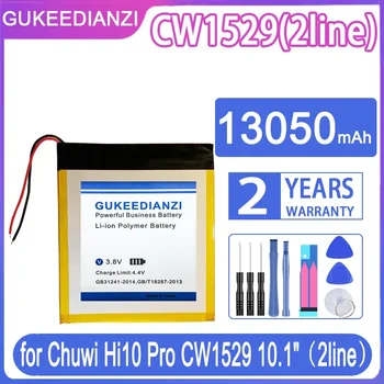 Сменный аккумулятор GUKEEDIANZI CW1529 (2 линии) 13050 мАч для Chuwi Hi10 Pro Hi10Pro CW1529 10,1 