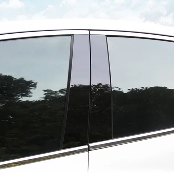 Автомобильные Оконные Стойки B C для Volvo XC40 XC60 Автоматическая Дверь Черное Зеркало Средняя Колонна ПК Защитные Наклейки Аксессуары Для Экстерьера автомобиля