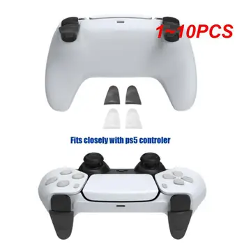 1-10 шт. Кнопки на плече, удлинительный триггер для контроллера PS5, нескользящие резиновые накладки для большого пальца и удлинители триггера для PS5