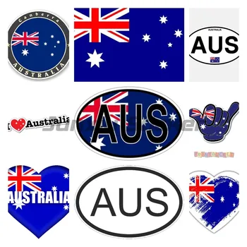 Виниловая наклейка Австралии на ноутбук iPad, карту автомобиля, флаг, подарок, багаж для путешествий