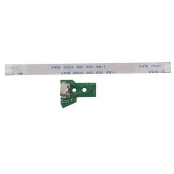 Для SONY PS4 Контроллер USB Порт Для Зарядки Разъемная Плата JDS-055 5-Й V5 12-Контактный Кабель