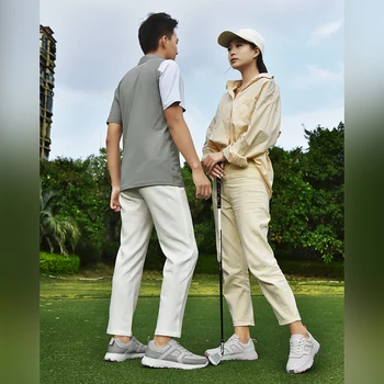 Профессиональная обувь для гольфа для пары, мужская обувь для тренировок по гольфу, классическая спортивная обувь на шнуровке, женские травяные нескользящие кроссовки для ходьбы