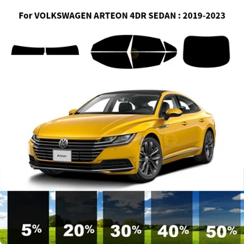 Предварительно Обработанная нанокерамика car UV Window Tint Kit Автомобильная Оконная Пленка Для VOLKSWAGEN ARTEON 4DR СЕДАН 2019-2023