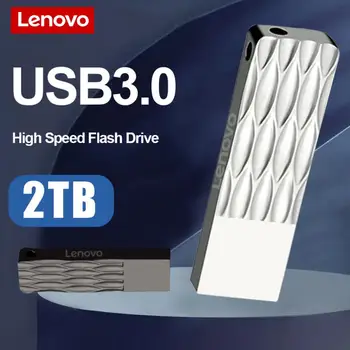 Lenovo 2 ТБ Usb 3,0 Флэш-Накопители Высокоскоростная Металлическая Флешка 128 ГБ Портативный Usb-Накопитель Водонепроницаемый Memoria Usb Флэш-Диск Для ПК