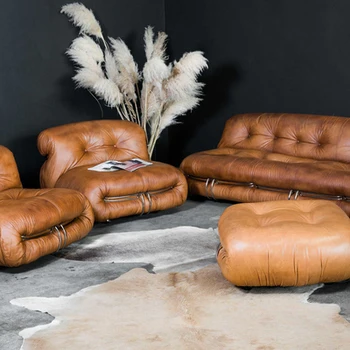 Изготовленный на заказ Скандинавский Современный Креативный и немного роскошный одноместный диван для отдыха в стиле бегемота, ретро-ленивое кресло для гостиной