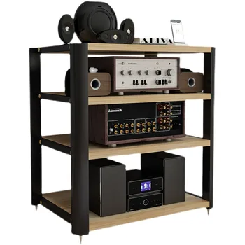 S-014 HIFI аудиосистема с закругленным углом, стеллаж для стеллажей, шкаф для усилителя, многослойный пол, стойка для домашнего шкафа, стойка для громкоговорителей