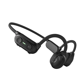 Наушники с костной проводимостью Водонепроницаемые Bluetooth 5.0 Стерео Беспроводные спортивные наушники с открытым ухом для бега