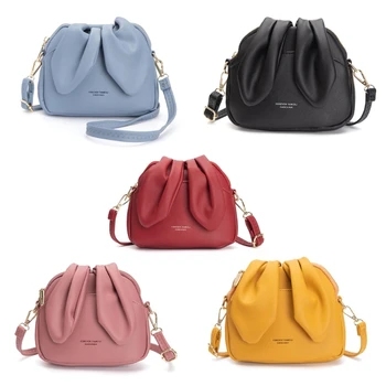 Однотонная сумка через плечо, модная сумка, сумки-ведра для женщин, Универсальная модная сумка