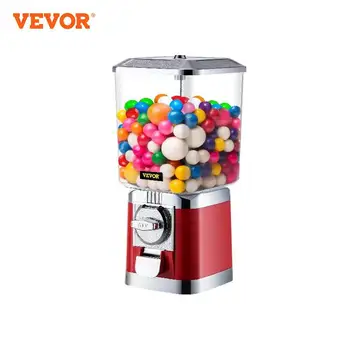 Мини-торговый автомат VEVOR, классический автомат с конфетными жвачками огромной грузоподъемности, идеально подходящий для дней рождения, Рождества и детских вечеринок