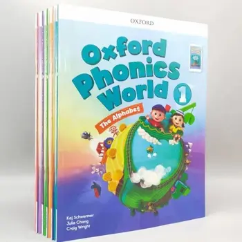 Изучение английского алфавита в 2 книгах Oxford Phonics World Сборник рассказов для детей Рабочая тетрадь и учебник Бесплатное аудио Отправьте по электронной почте