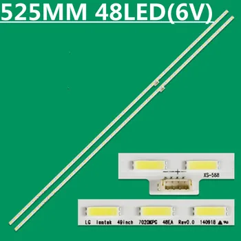 Светодиодная лента подсветки 48 ламп для 75.P3B21G001 Innotek 49 дюймов 7020PKG 48EA Rev0.0 SYV494 KD-49X8300C XBR-49X830C XBR-49X837C