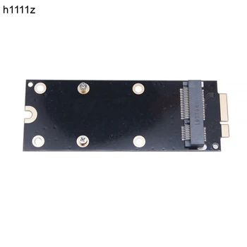 mSATA SSD к 7 + 17-Контактному Адаптеру Преобразует Плату Riser Card в Разъем для MacBook 2012 Pro Retina A1425 MC975 MC976 ME662 ME664 ME665
