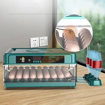 Полностью Автоматический Интеллектуальный Инкубатор Двойной Мощности Мини-Бытовой Инкубатор Для яиц Курицы, Утки, Гуся, Голубя, Павлина и Попугая