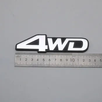 Для Land Cruiser 80 4WD Эмблема Автомобиля Наклейка С 3D Буквой Серебристого Цвета Логотип Заднего Багажника Именная Табличка Наклейка