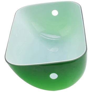 2X Стеклянная крышка для лампы Banker зеленого цвета/абажур для лампы Bankers со стеклянным абажуром