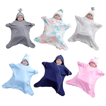 Пижамы, хлопковый жилет, Спальный мешок для ребенка 0-9 месяцев, пеленальный мешок в форме