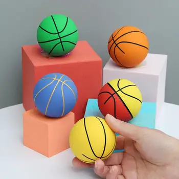 6-сантиметровый баскетбольный набор для прыжков для малышей, товары для занятий спортом на открытом воздухе, маленькие игрушки, профессиональные прыгающие мячи для жонглирования, Случайный цвет
