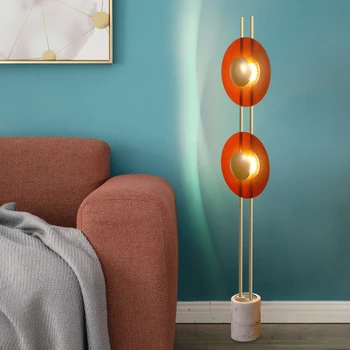 Скандинавский Датский Дизайнерский светильник, Роскошный Торшер для гостиной, Креативная настольная лампа для спальни, Вертикальная