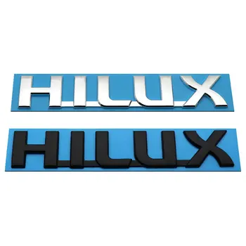 Подходит для автомобильных наклеек Toyota Hilux HILUX с английскими буквами, модифицированных автомобильных наклеек, логотипа багажника, наклеек на кузов, автомобильных аксессуаров