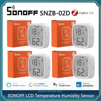 SONOFF SNZB-02D Zigbee 3,0 Умный Датчик Температуры и Влажности 2,5 