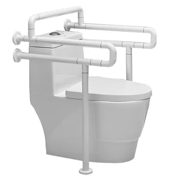 Поручень безопасности для инвалидов в ванной комнате Регулируемая высота подлокотников унитаза каркас безопасности поручень