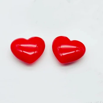 Пустой Тюбик Красного блеска для губ в форме сердца объемом 5 мл, Многоразовый Флакон Бальзама для губ, Контейнер 