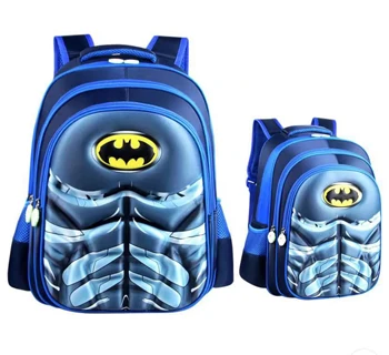 Детский школьный ранец Batmobile 3d с трехмерным рисунком, сумка через плечо, школьный ранец для мальчиков, сумка для мамы
