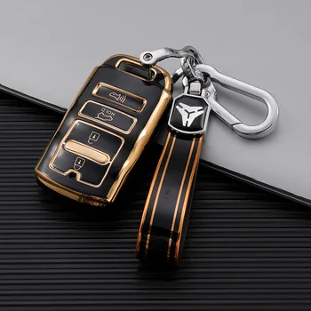 Модный чехол Для Ключей Автомобиля из ТПУ, Чехол-накладка, Брелок Для KIA Cadenza K9 K7 k-04 Sorento K900 и Новый ключ K7 с 2013 по 2016 год, 4 Кнопки