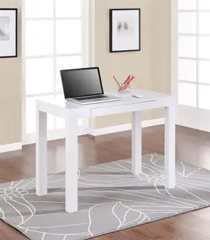 Компьютерный стол Ameriwood Home Parsons с выдвижным ящиком, белый /мятный